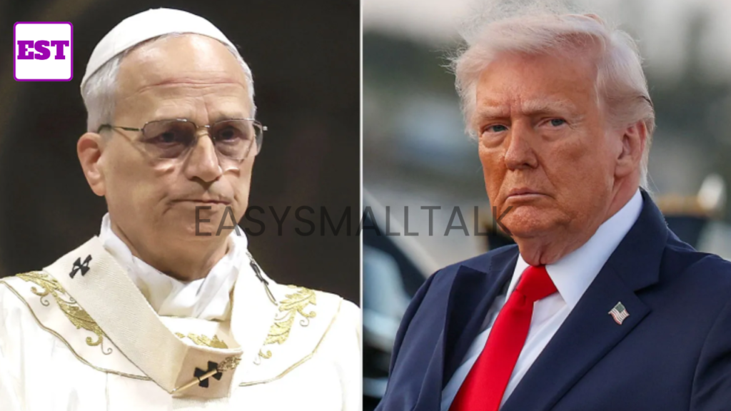 Image of Trump and Pope Leo