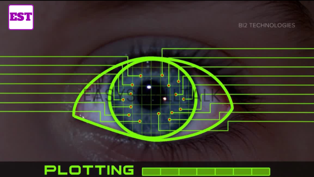The image of the scanning process