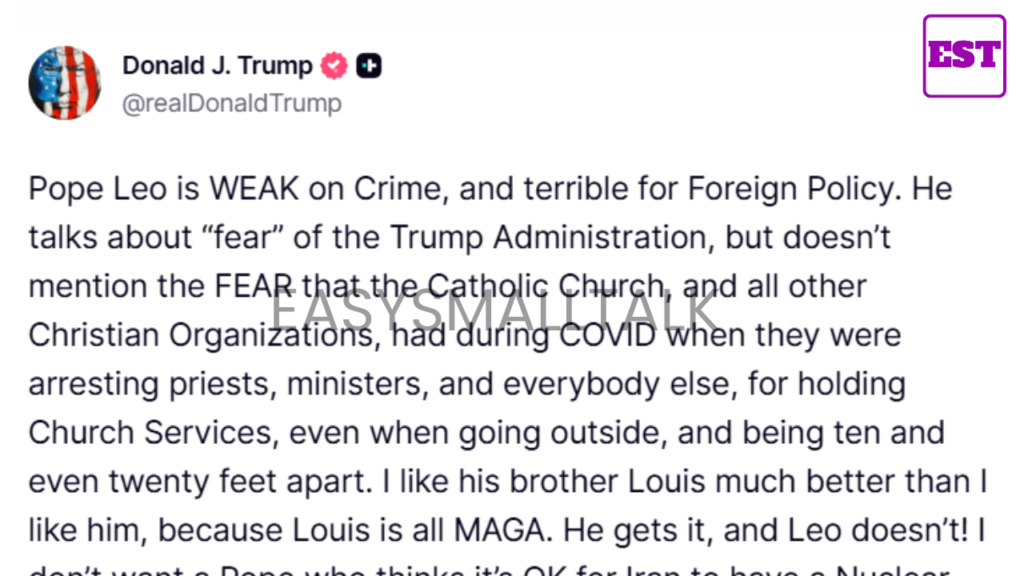 Screenshot of Donaldtrump truth media