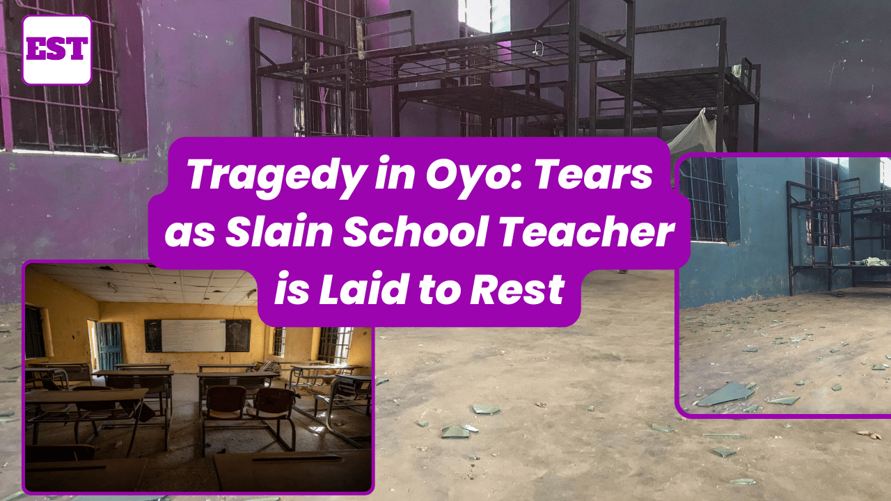 Tragedy in Oyo: Tears as Slain School Teacher is Laid to Rest