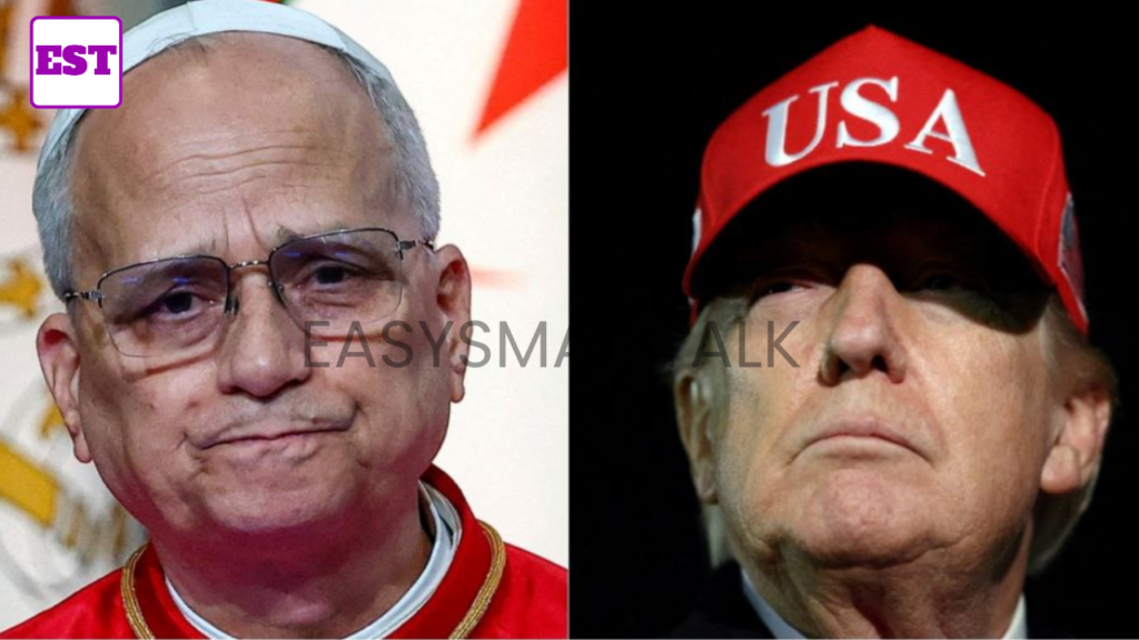 Donald Trump and Pope Leo