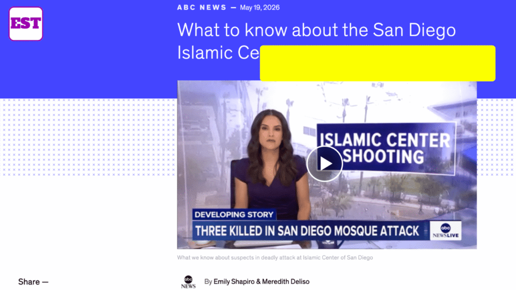 Two Suspects Were Found Dead At The Shooting Scene In The Biggest Islamic